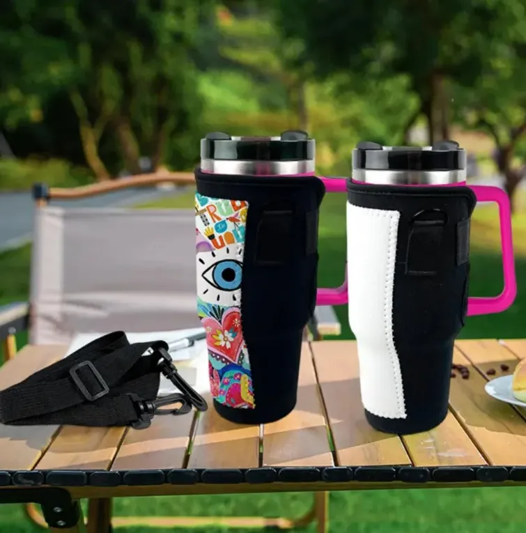 Custom Neoprene Iced Coffee Cup Sleeves