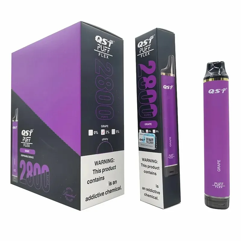 Original Puff Flex 2800 puffs 2800 disposable e cigarettes vape desechable pods device kits 850mah battery Security Code pre-filled 8ml vaporizer vaper Avaible