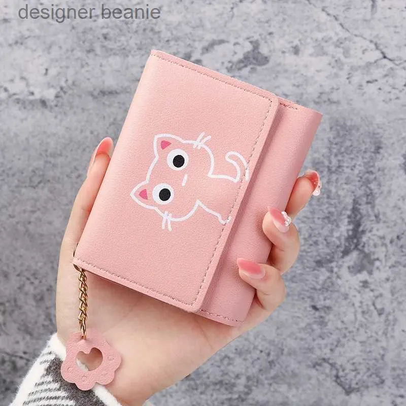 Ladies Short Small Money Purse Wallet PU Leather Folding Coin Card Holder -  Pink | Catch.com.au
