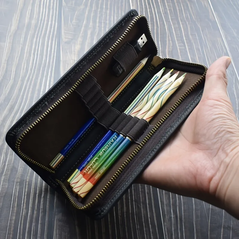 Cord Bleistiftfall | Netter Stiftstiftkoffer | Äst Produktbild-Vorschau 5
