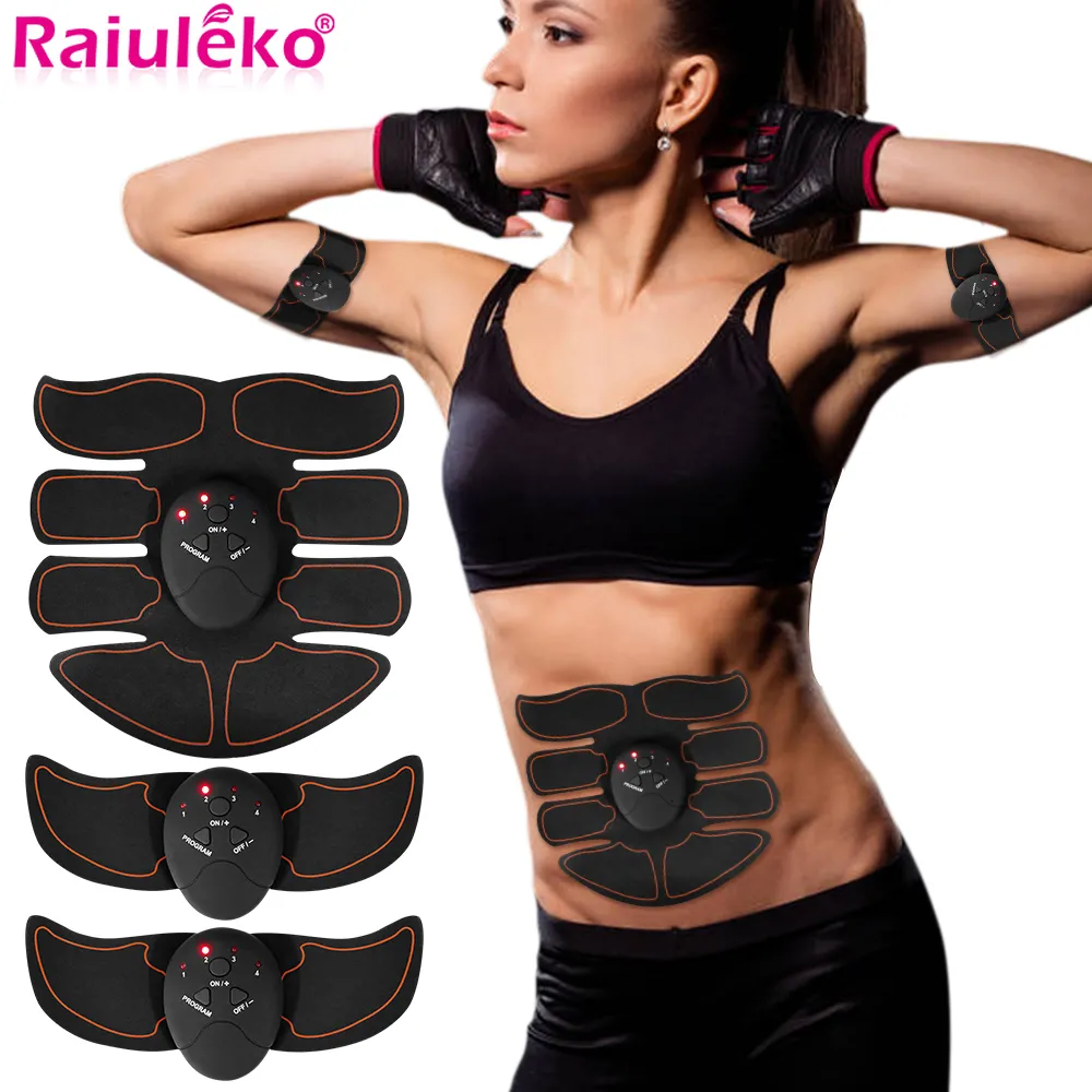 Slantbältet EMS Hip Muscle Stimulator Massager Abdominal Trainer Fitness Binks Arm Abdomen Doing Weight Lifting 230417