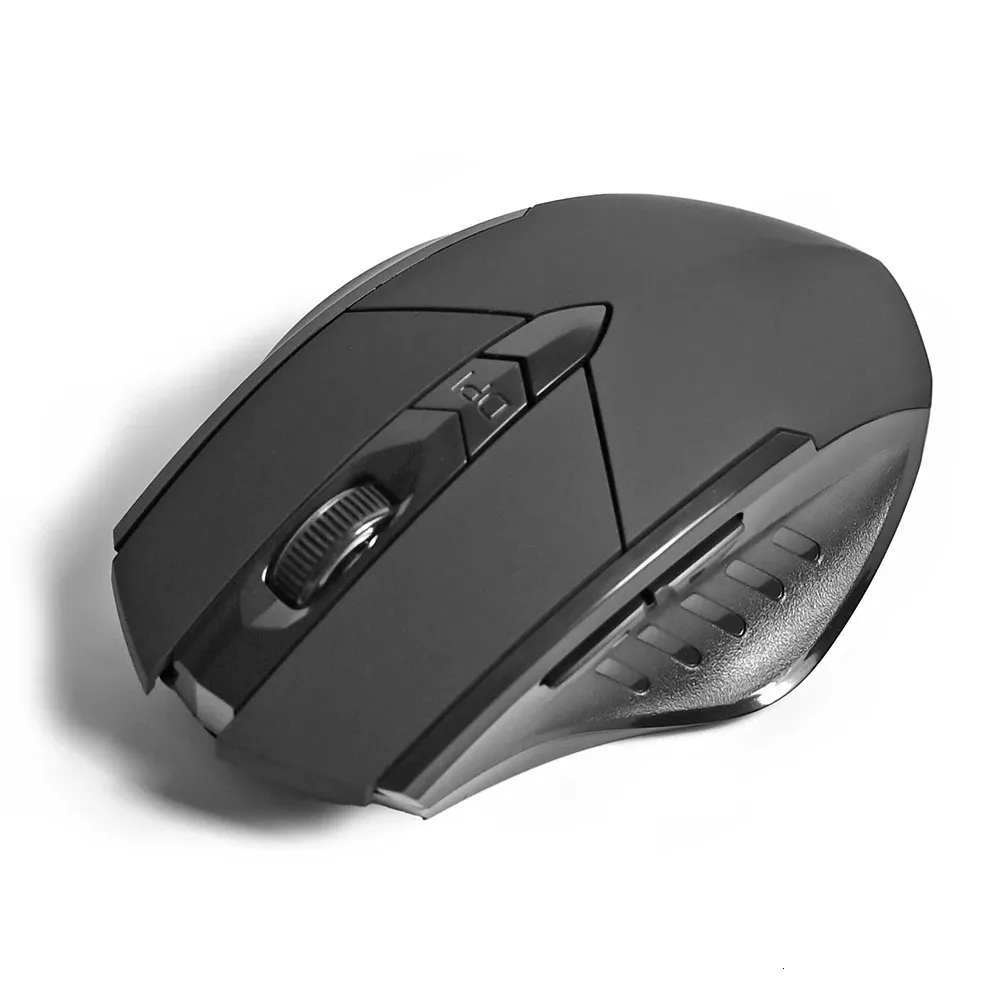LEAPEST Mouse Bluetooth senza fili (Bluetooth 5.0 + USB 2,4 GHz), mouse wireless da ufficio ottico ricaricabile, mouse per MacBook Air Pro, iPad, Mac, PC, computer portatile, desktop (nero