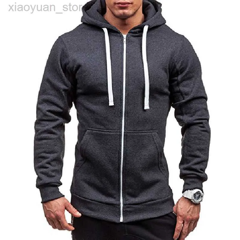 Men's Jackets Men's thermal jogging hoodies running jacket outdoor gym fitness workout hoodies sweaters activewear sport jacket shi