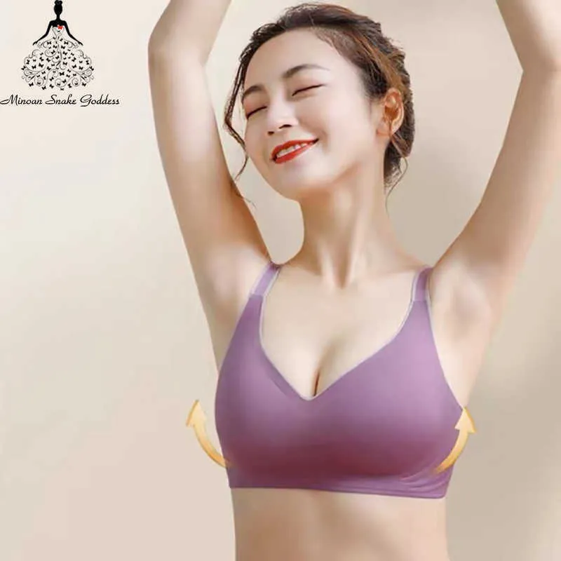 Latex Seamless Comforable Shapermint Bra For Women Push Up