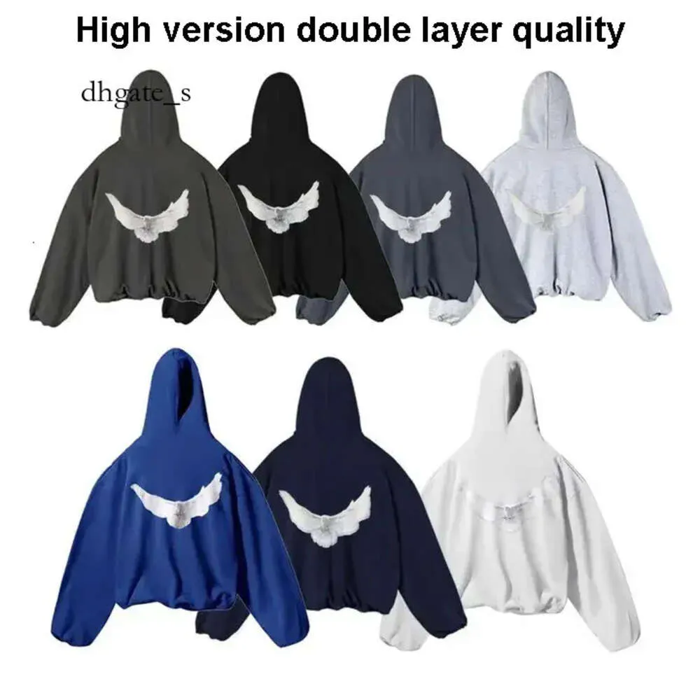 CPFM Kanyes Hoodie أشعر بشبح رغوة طباعة طاقم العرقلة من النوع الثقيل للنساء للرجال هوديز للبلوزات القمصان العرق كبيرة الحجم