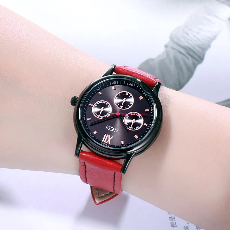 Zegarek damski Wysokiej jakości Designer Limited Edition Luksusowe kwarcowe skórzane zegarek 37 mm 37 mm
