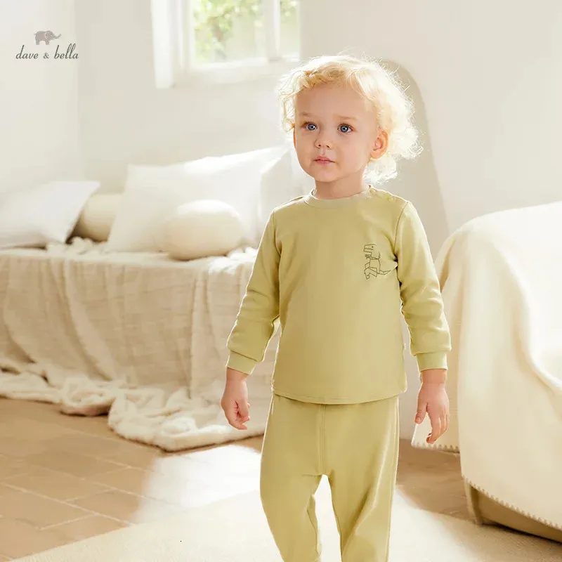 DHgate Boys Pajamas Set 2 Piece Cotton Sleepwear Comfortable Loungewear Autumn Winter Fashion Baby Kids Maternity