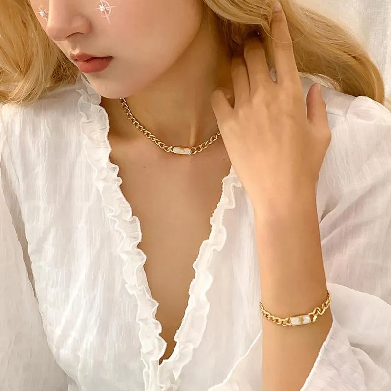 Chains Summer Party Metal Star Necklace For Women Beach Luxury Simple Fashion Bracelet Choker Goth Kpop Rave 2023