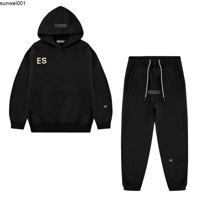 Sweats à capuche pour hommes Sweatshirts Ensembles de vêtements pour enfants Costume de sport Ess Enfants Jeunes tout-petits Vêtements de marque de marque à capuche 64ve 64ve