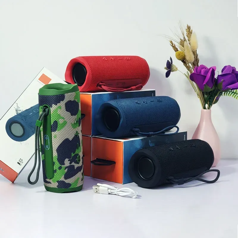 Outdoor portable sports waterproof speaker Flip6 Kaleidoscope wireless Bluetooth MP3 subwoofer player