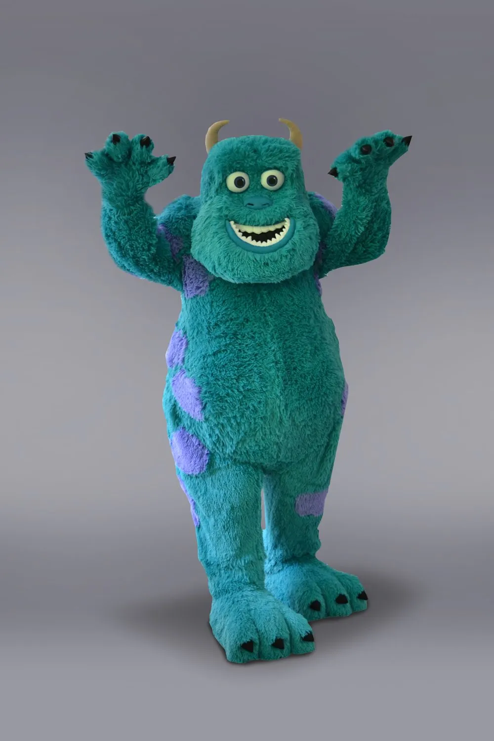 Scary blue monster mascot costume adult size halloween street funny