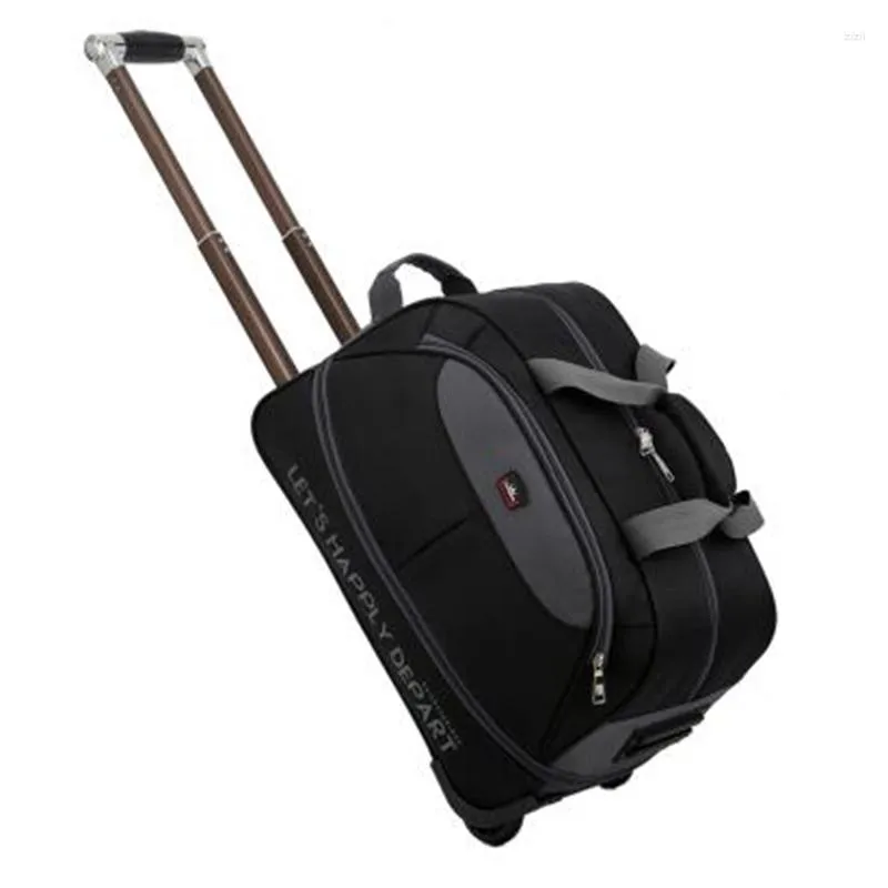 Duffel Bags Travel Trolley Wheels Rolling Luggage For Business Suitcase Men Women Wheeled Totes