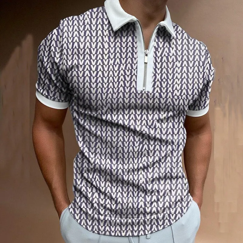 Polos pour hommes été décontracté Polo hommes à manches courtes affaires chemise mince design de mode haut T-shirt boutique Polo shirt hommes clothin 230417