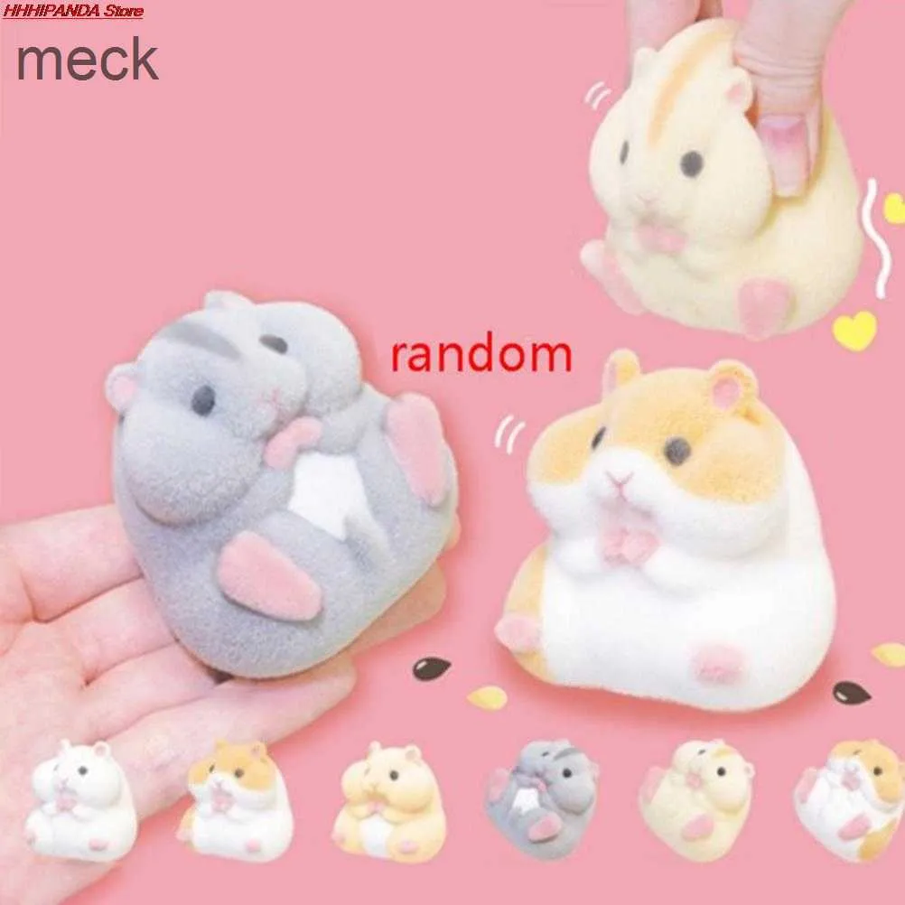 Kawaii Soft Plush Hamster Doll, Capsule Collectible Gashapon Toys