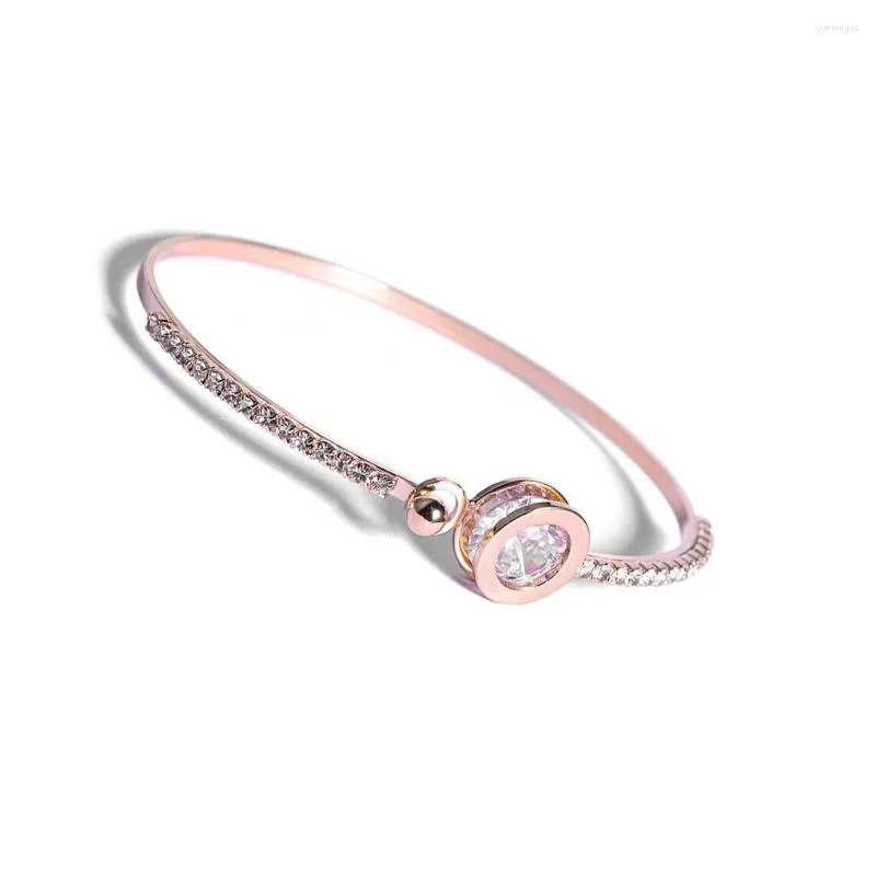 Braccialetti con ciondoli Bracciale da donna Bracciale con gancio decorativo in cristallo Elegante squisito gioiello a mano Vestire ragazze Decorazione Artigianato casual