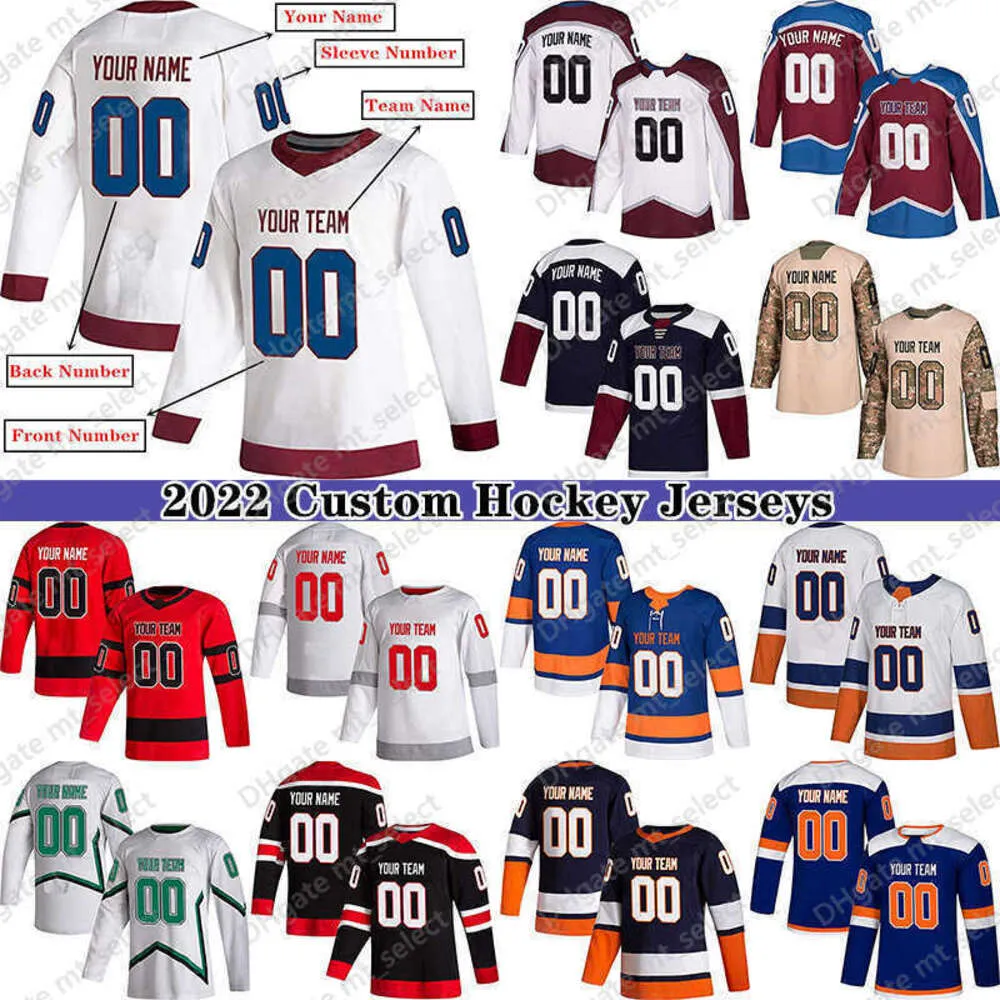 Camisa personalizada de hóquei''nHl'' para homens, mulheres, jovens S-5XL, números de nome bordados - projete suas próprias camisas de hóquei''nHl''