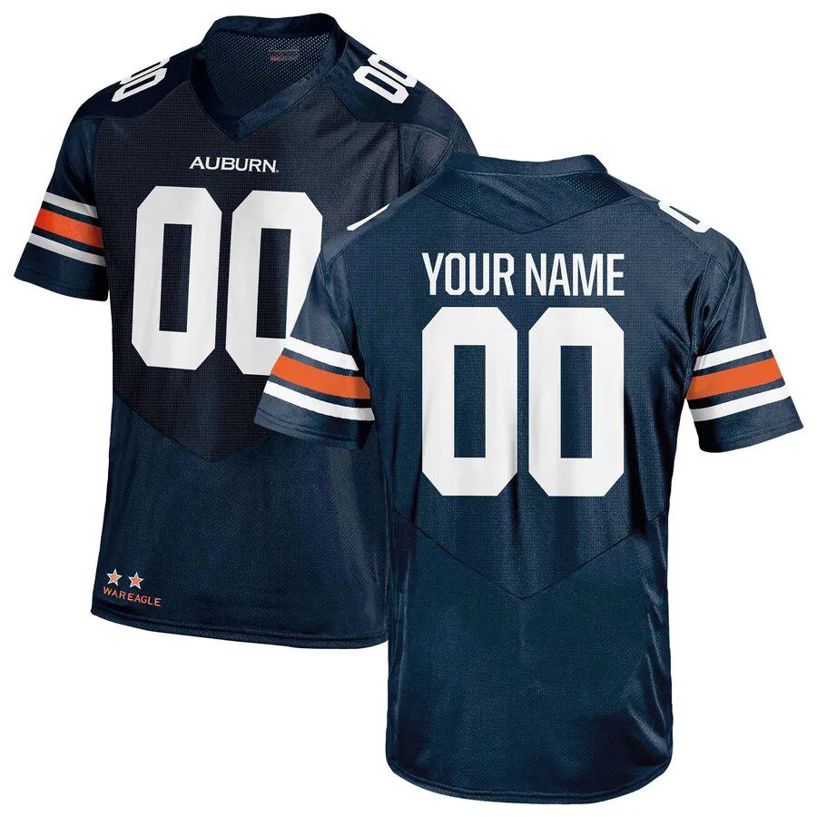 Custom NCAA Auburn Tigers College Football Jersey Newton Bigsby