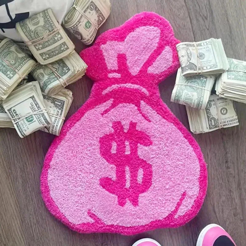 Carpet Purse Rugs Tufted Material Cartoon Anime Home Soft Fur Children Girl Bedroom Living Room Doormat Decor Floor Mat 231116