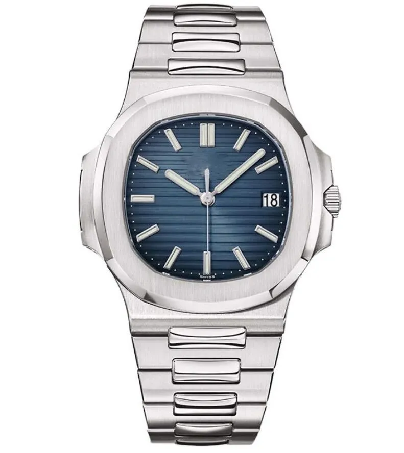 Luxury Mens Automatic Watch With Waterproof 5711 Movement Silver Strap Stainless Steel Band And 40mm Size Includes My Box From Luxurybags66 348.19 DHgate.Com
