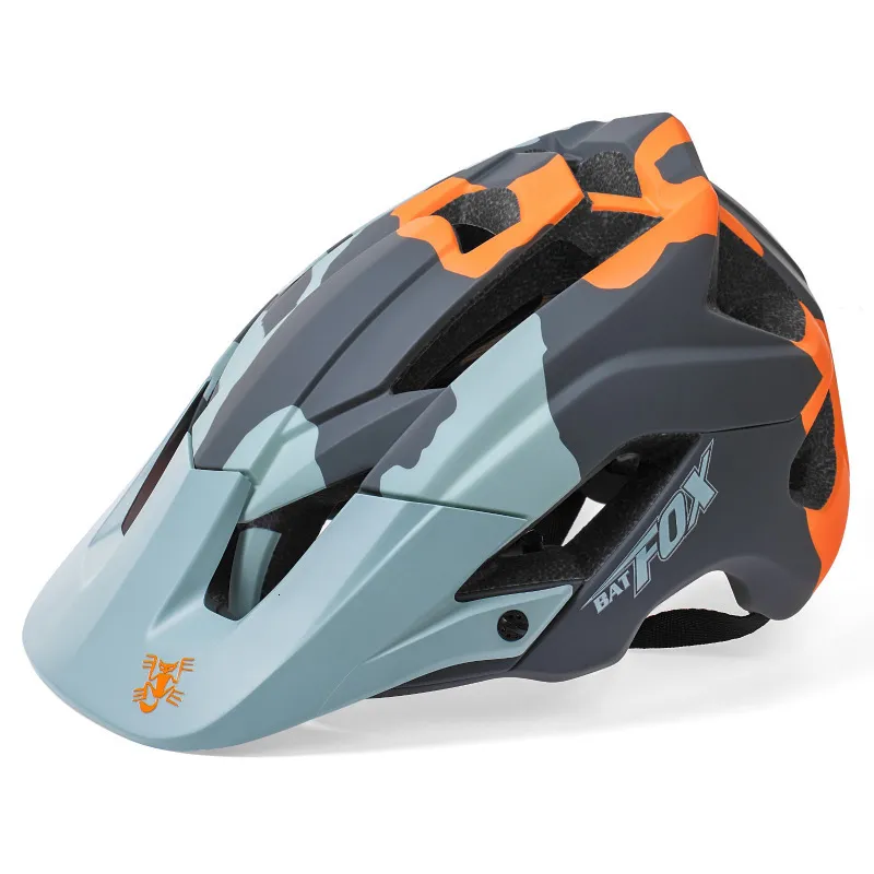 Cycling Helmets BATFOX bicycle helmet cycling mountain bike helmet off-road skateboard helmet hard hat mtb helmet men F661 230414