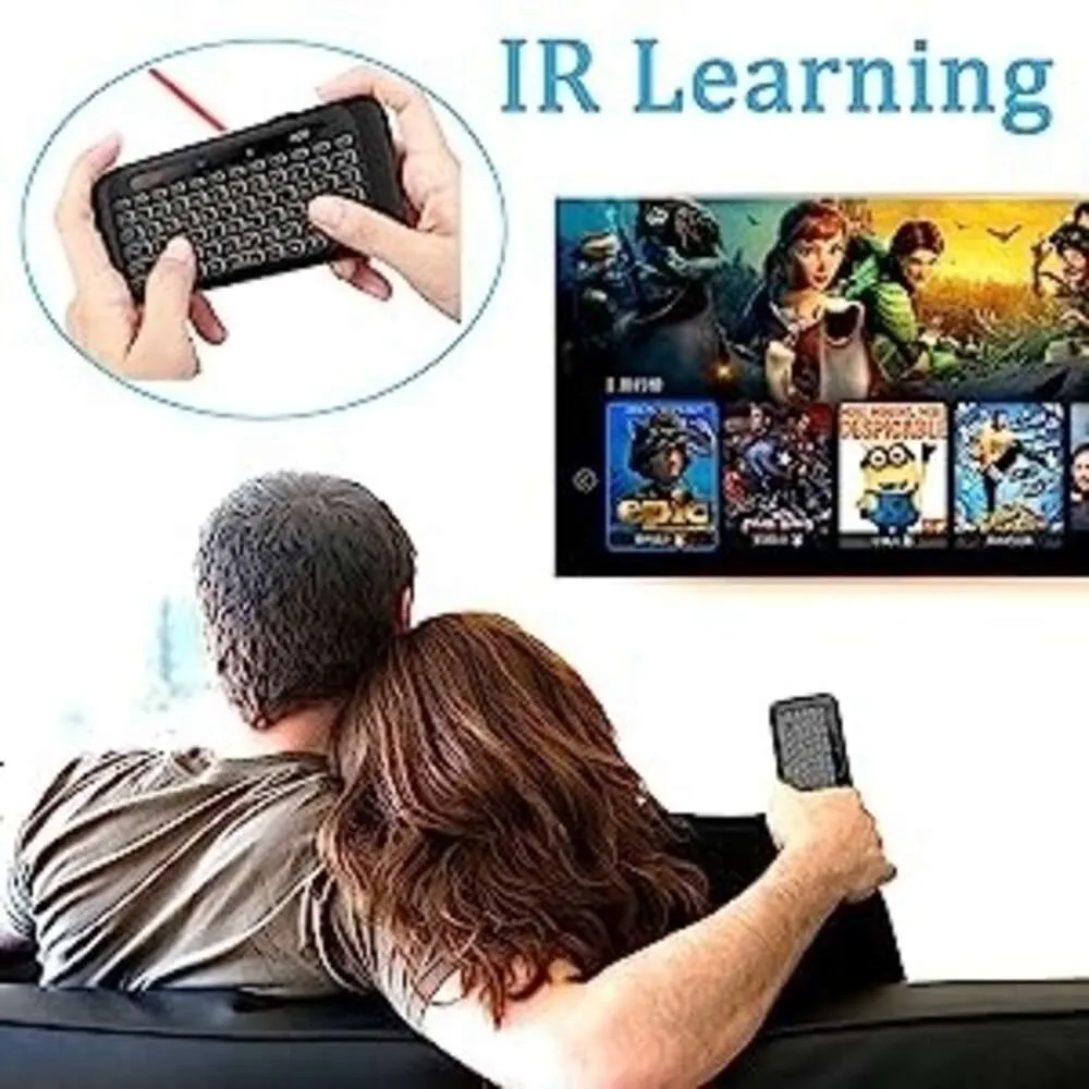 H20 2.4GHz Backlit Mini Wireless Keyboard with Touchpad Mouse