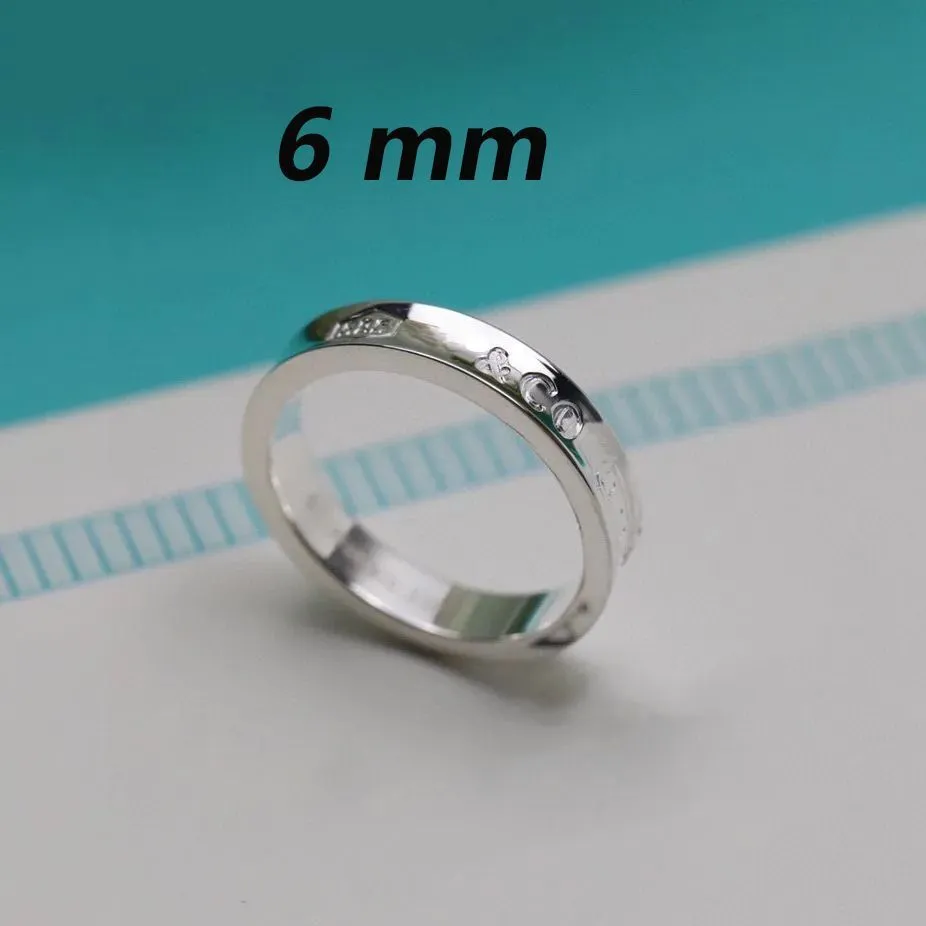 Designer ring for Women men luxury 1837 jewelry s925 Sterling Silver high quality fashion trend couple anniversary gift style T ring