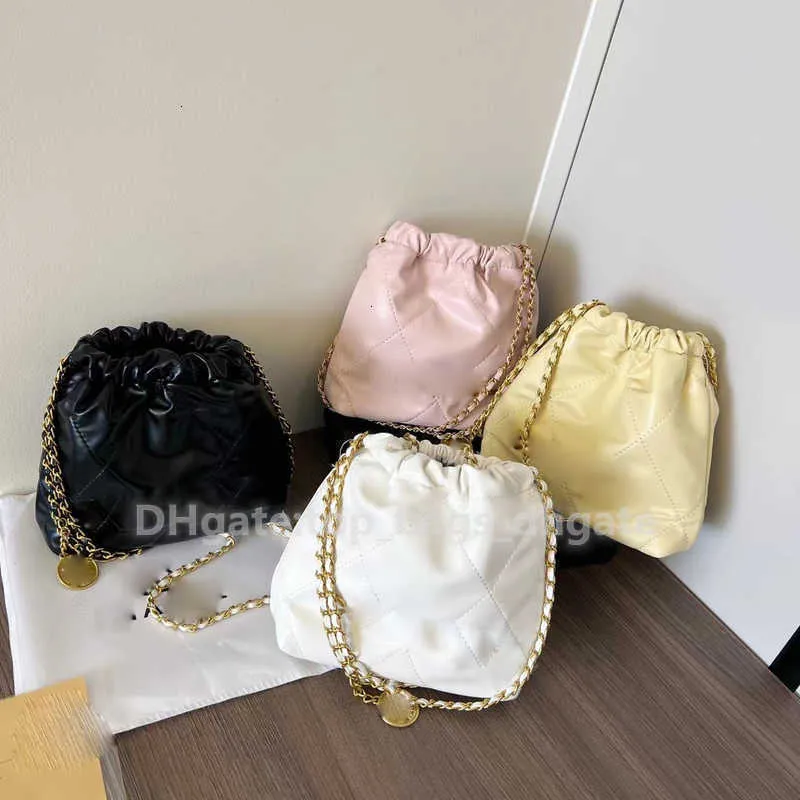En Chanei 23S Designer Tassen Bucket Bag Lederen ketting Multifunctionele tassen Tote schouder Crossbodybag Dames portemonnees Handtassen (klein)