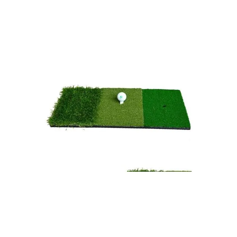 Golf Eğitim AIDS 12x24Golf Kapalı Açık Arka Bahçe Tri-Turf Tees Hole Uygulama Pratik Pratik Pratik Paste Damla Teslimat Sporları Açık havada DHRAG