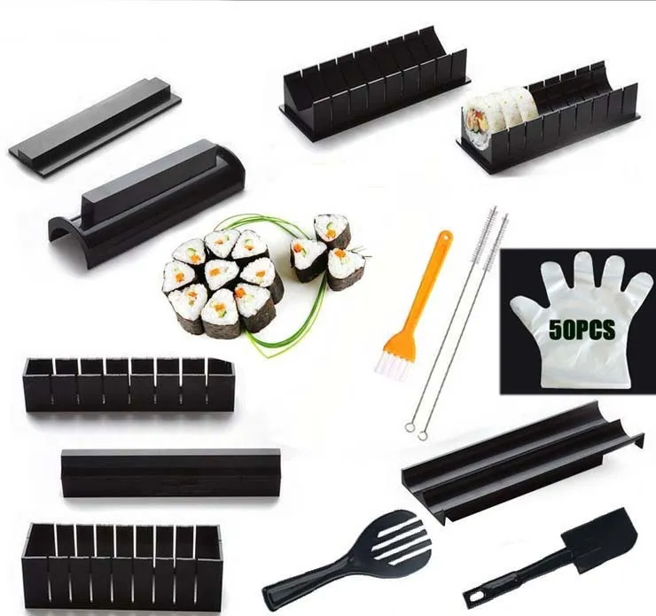 Stainless Steel Sushi Maker Equipment Kit Japanese Rice Ball Cake Mold  Sushi Making Tools Mould