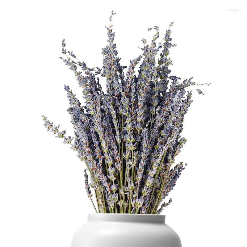 Decorative Flowers Natural Lavender Bouquet Immortal Fresh Dried DIY Home Office Banquet Wedding Decoration Artificial Flower