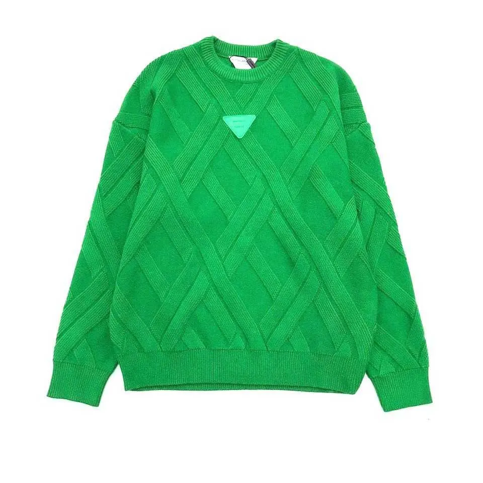 Designer jas BottegassVenetas Cleanfits 7a Dongchao groene gefrituurde deeg twist verdikte trui voor mannen vrouwen losse losgemaakte trui