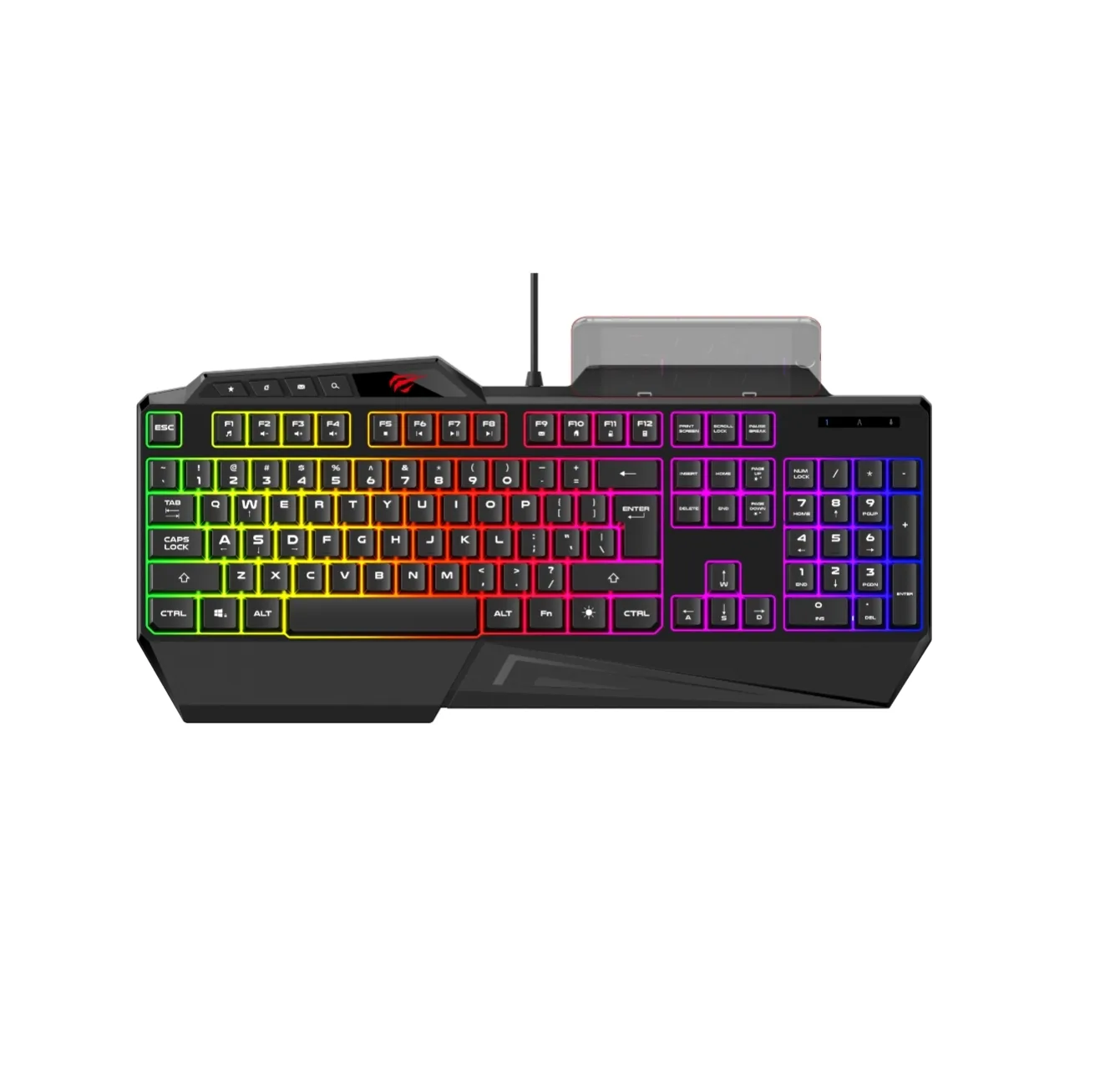 Havit KB488L Top Seller Gamer Computer Teclado Boards 108 Keys RGB Backful Proptical Gaming Boards