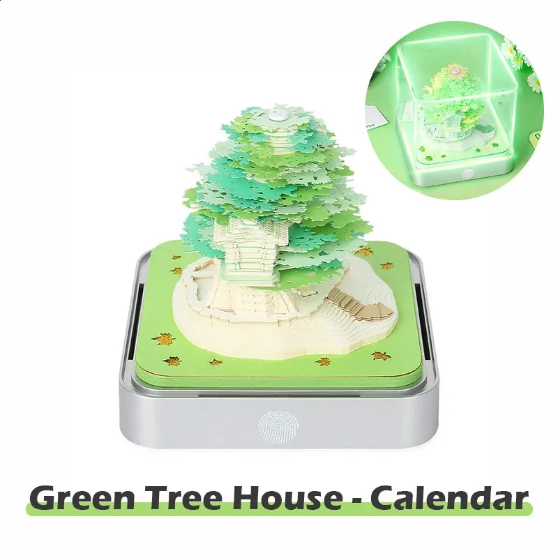 Calendrier 3D Bloc Notes 2024 Sakura Tree House Block Notes Cadeau  Danniversaire De Noël Pour Lorganisation Créative Et Les Cadeaux Festifs  231116 Du 34,36 €