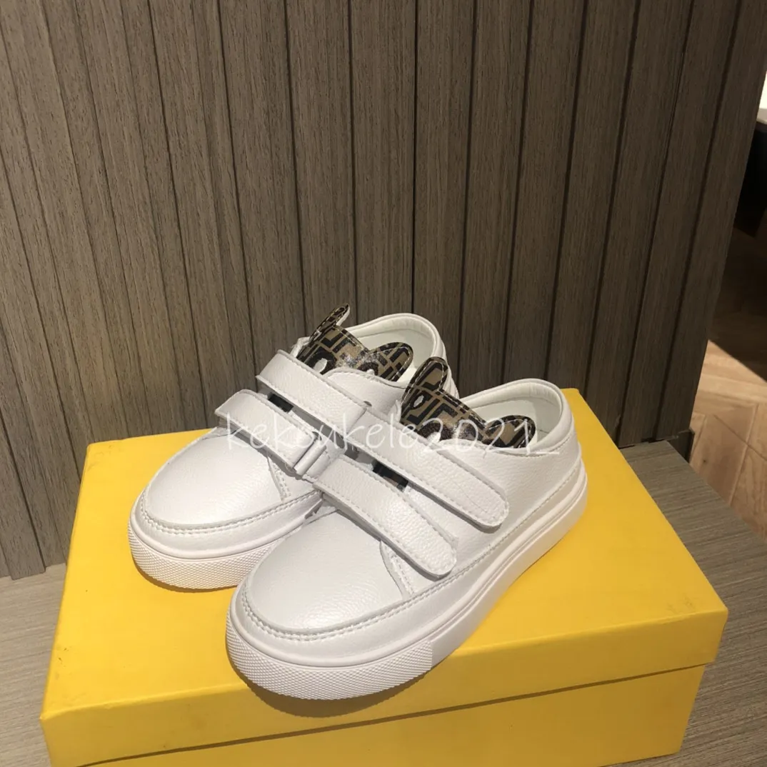 Schattige snoep Rome Kinderen Sneakers Design Boys Girls Schoenen Hoogwaardige kinderen Leer hardloopschoenen Casual Flexible Footwear