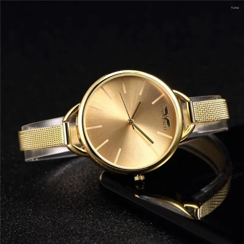 Wristwatches Women's Watch Gold Lady Bracelet Geneva Quartz Women Stainless Steel Clock Hodinky Relogio Feminino