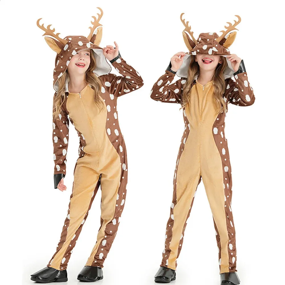Christmas Reindeer Costume For Adults And Children Hooded Onesie Christmas  Party Jumpsuit With Cozy Fawn Deer Design For Girls And Women 231116 From  Nan08, $31.03