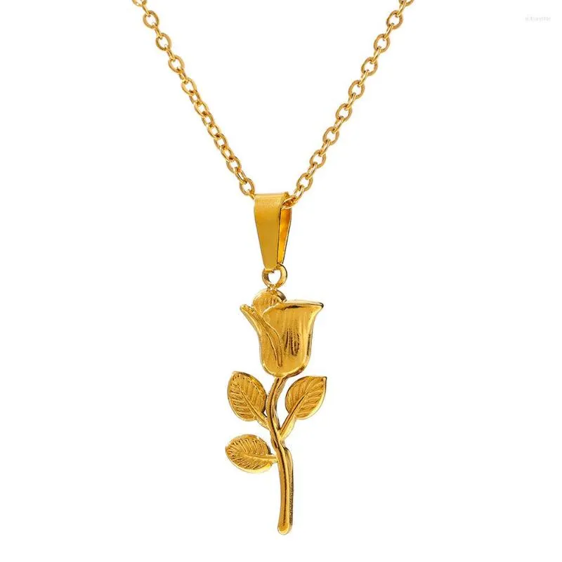 Chaînes Long Y Collier Bijoux Pour Femme Personnalisé Floral Design Simple Et Délicat Convient À Toutes Les Occasions