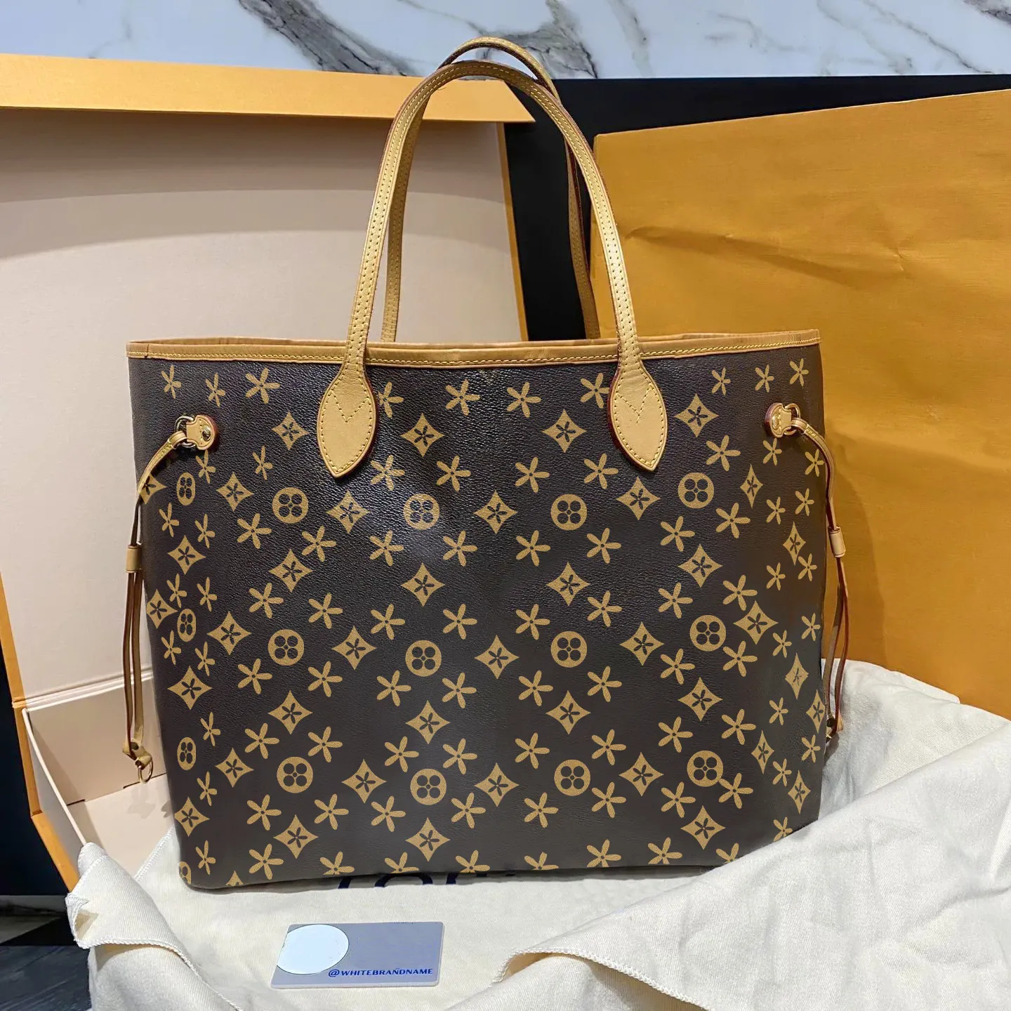 M41178 2 piece Womens Shopping bag louvis luxury tote handbag clutch Bag high quality designer man wallet crossbody Genuine Leather Brown flower Shoulder bags