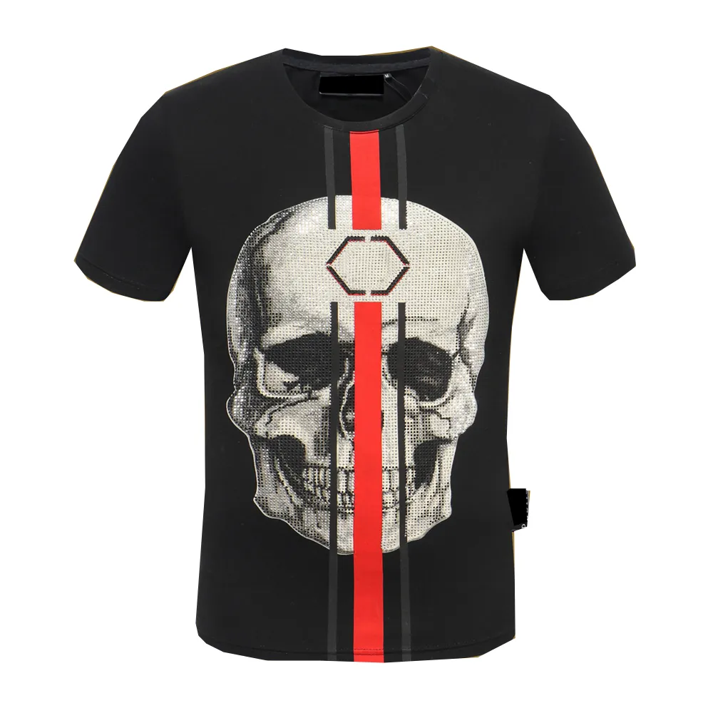 23ssPLEIN BEAR T SHIRT Mens Designer Tshirts Brand Clothing Rhinestone Skull Men T-shirts Classical High Quality Hip Hop Streetwear Tshirt Casual Top Tees PB 11406