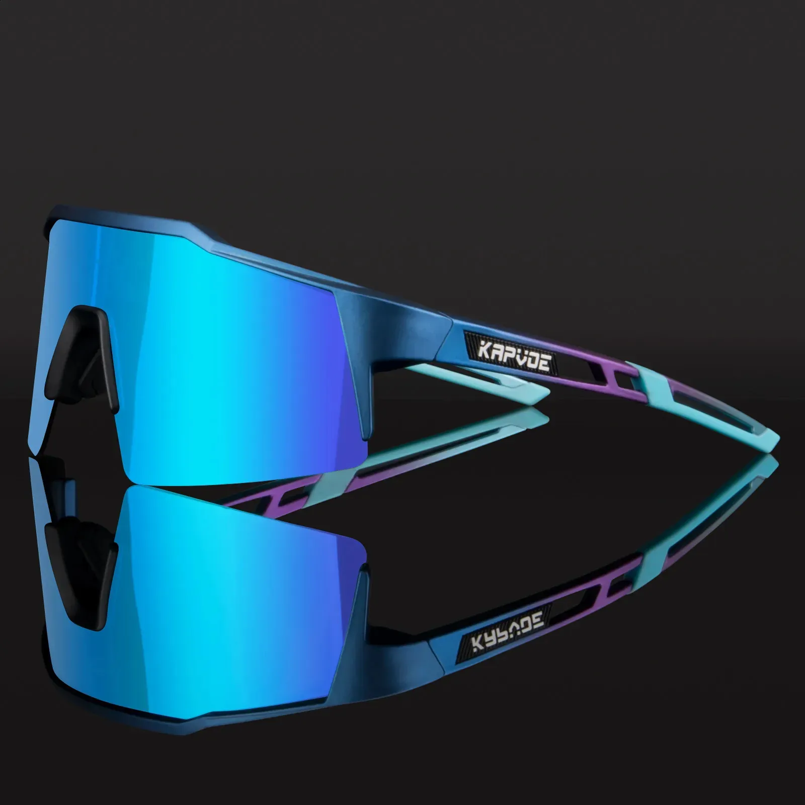 Уличные очки UV400, спортивные очки для езды на горном велосипеде, мужские солнцезащитные очки MTB 1 линза 231118