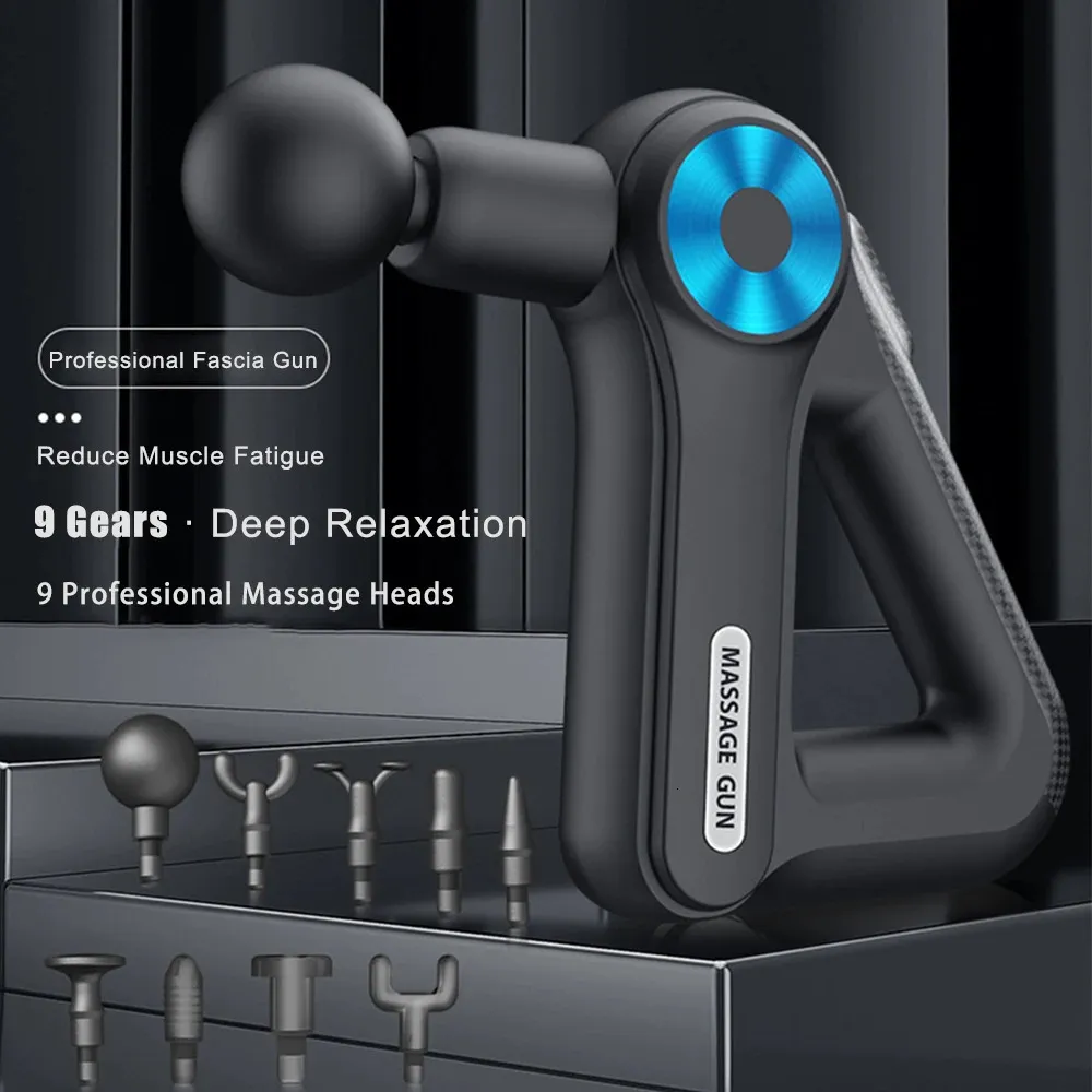 Other Massage Items 12 9 In 1 Professional Fascia Gun Muscle Relaxation Vibration Machine Neck Back Leg Compression Body Shaping 231113 From 41 51 DHgate