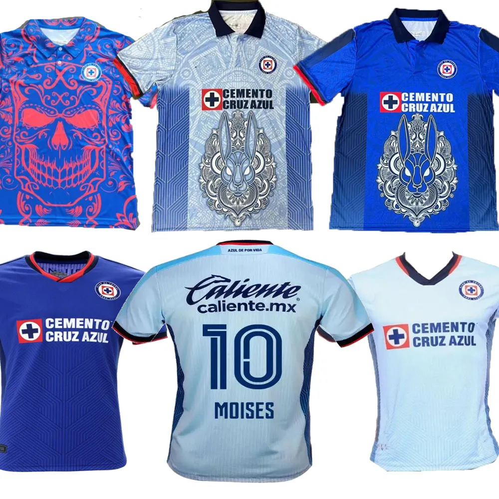 Liga MX Cruz Azul Soccer Jerseys 2023 2024 RODRIGUEZ SALCEDO RIVERO