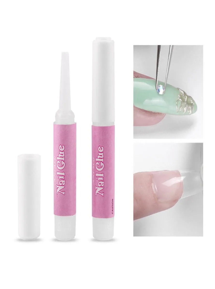 Colla per unghie Fastdry da 2 g per punte acriliche UV Decorazione per manicure Unghie Strumenti per unghie per saloni d'arte8971070