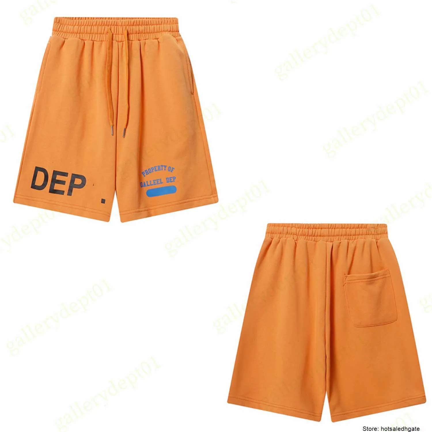 DEPTS Herren Shorts Designer Swim Galleryes Vintage Los Angeles Gym Inaka Mesh handgezeichnetes Doodle Ink Splash Bronzing Letter Print SO95