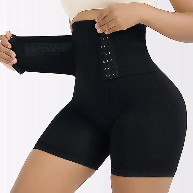 Cintura barriga shaper shapewear para mulheres controle corpo shorts bunda levantador calcinha cintura alta roupa interior emagrecimento 2 cores 231117