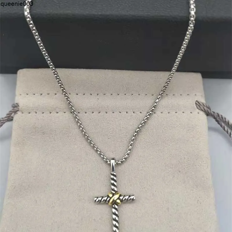 Pendentif Colliers À La Mode Hommes Jésus Croix Or 18k Plaqué x Luxe Hip Hop Designer Bijoux pour Fête Anniversaire Cadeau En Gros