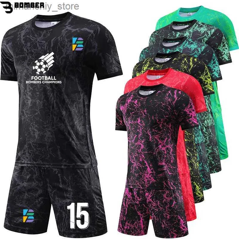 Kolekcjonerska koszulka piłkarska wysokiej jakości dla mężczyzn Niestandardowy Szybki suchy trening oddychania Mundur 2 -częściowy