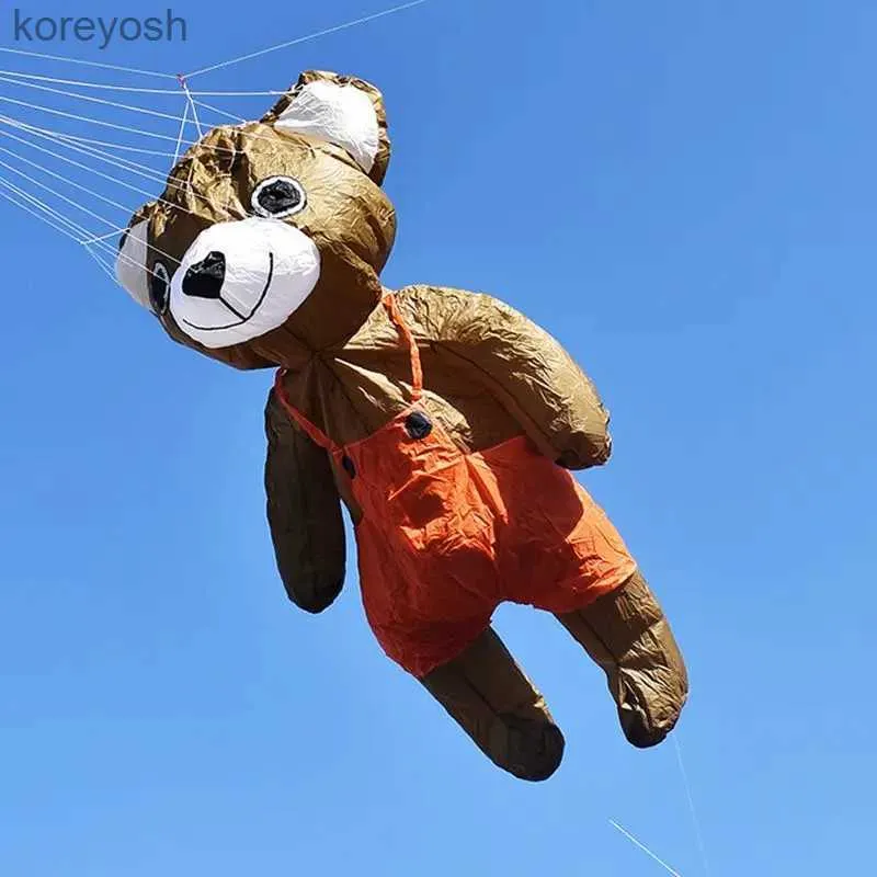 Kite Accessories free shipping soft kite bear pendant large outdoor flying toy adult kite factory octopus Kids Space WalkL231118