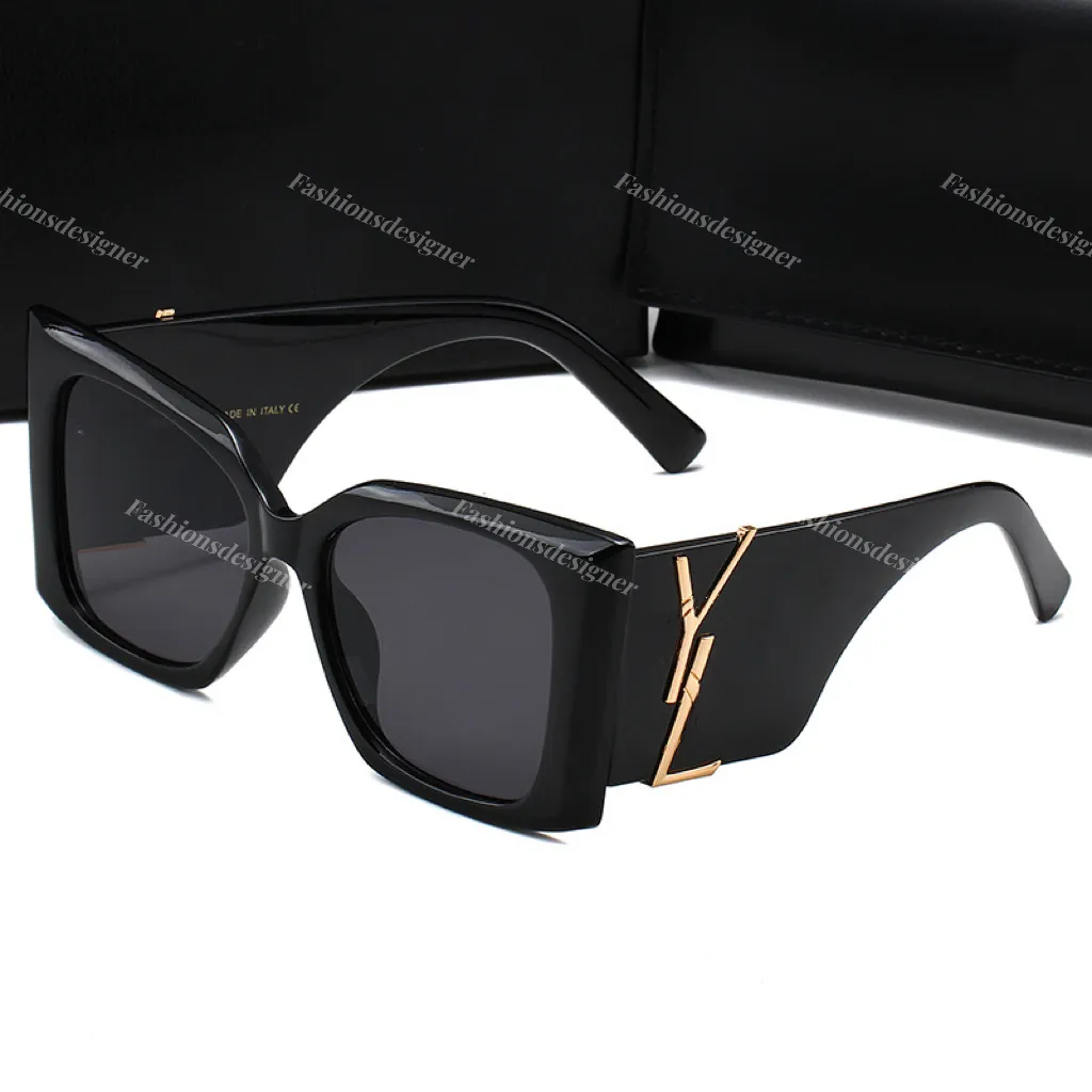 Дизайнерские солнцезащитные очки для женщин классические солнцезащитные очки Saint L солнцезащитные очки Женское дизайнерское зеркало UV400 Очки летние на открытом воздухе Металлический каркас Полароидные линзы с солнцезащитными очками в коробке