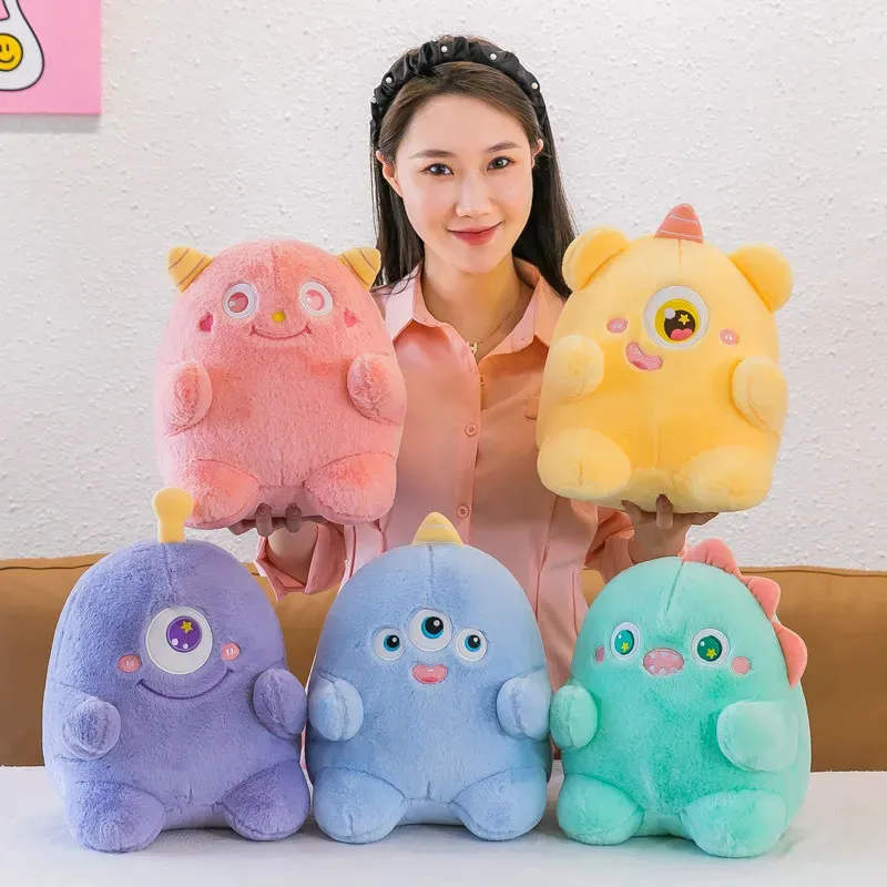 Runny Little Monster Plush Monsters Weighted 23cm Throw Pillow For